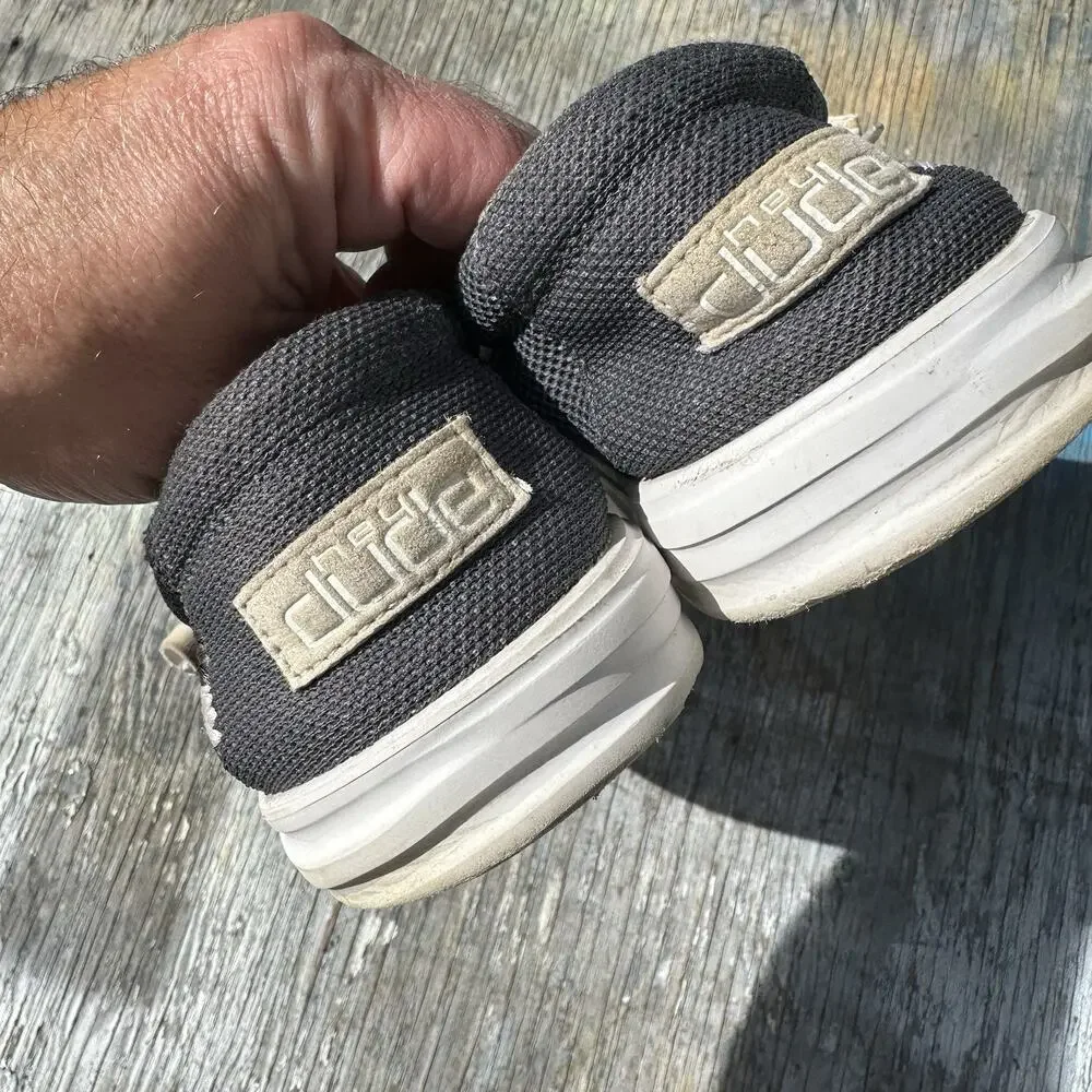 Hey Dude Wally H2O Graphite Men’s 10 Mesh Water Boat Loafer Slip On Shoe 975